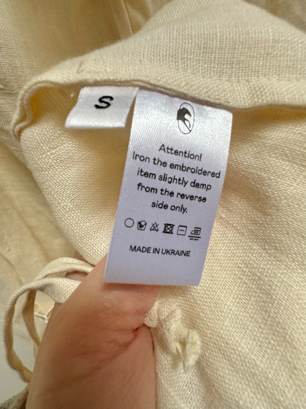 Sleeper Sofia Broderie Anglaise-trimmed Linen Midi Dress - Picture 15 of 16